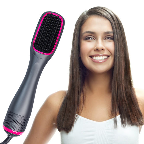 Electric Hot Air Comb – Hair Dryer, Straightener & Curling Brush