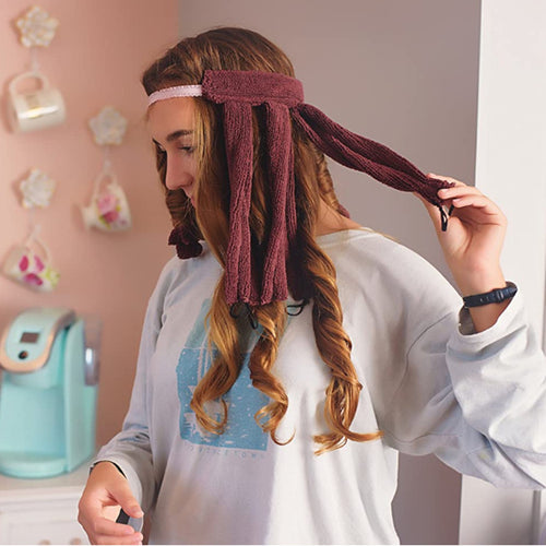 Heatless Curling Headband – Octopus Hair Roller for Long & Short Hair