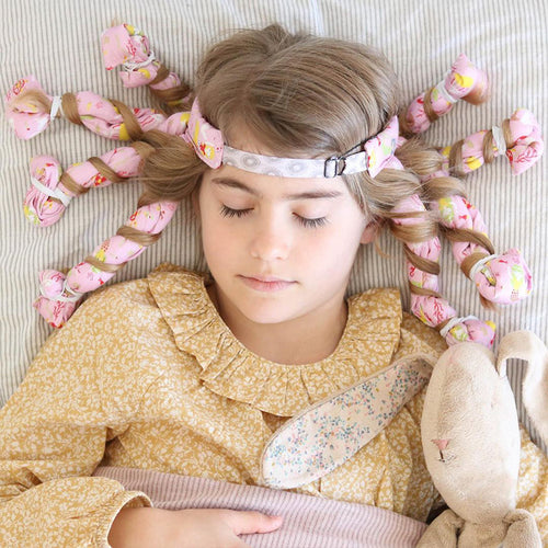 Heatless Silk Hair Curling Headband – Overnight Hair Curler for Women